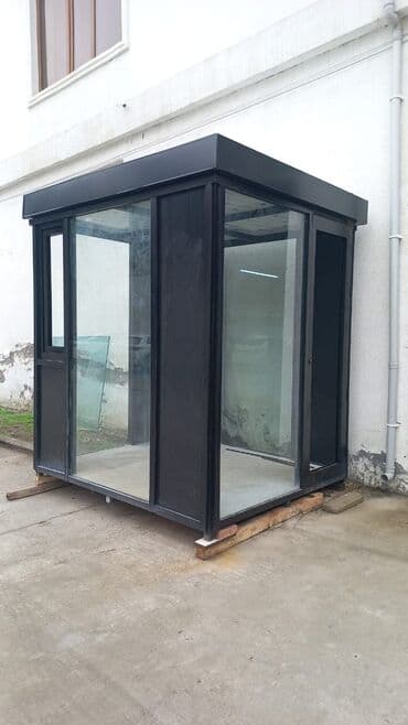 kiosk: Mühafizə Butkaları. Şüşəli. Plastik. Alüminium. 150x150 — 1