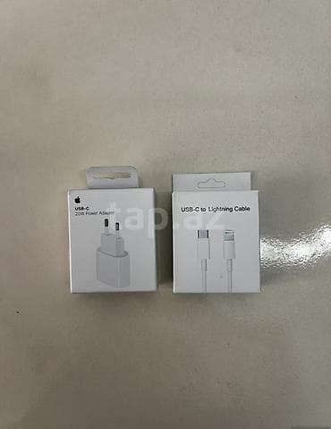 Məhsul: Apple USB‑C 20W Power Adapter + USB‑C to Lightning Cable — 1