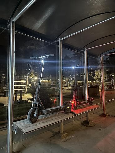 samokat: Elektrik skuter - Şəhərdaxili sürüş üçün yığıla bilən konstruksiya - — 8