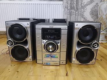 ucuz qulaqciqlar: Sony mini hi-fi musiqi sistemi. Tam işlək vəziyyətdə pultda var - — 2