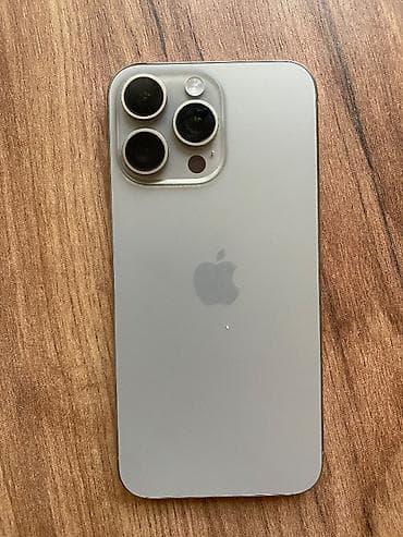 IPhone 15 Pro Max, 512 GB, Natural Titanium, Barmaq izi, Simsiz şarj, Face ID — 5