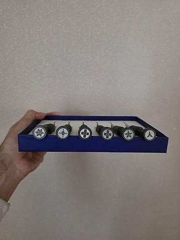 Mikro tornavida dəsti – 6 ədəd Çoxprofil ucluqlu dəqiqə tornavida