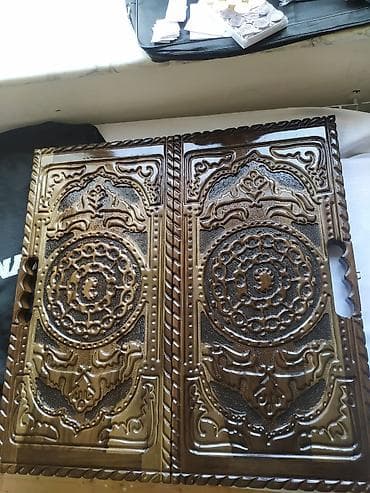 idman alet: Təsvir: Hədiyyəlik əl işi olan qoz ağacından hazırlanmış diplomat — 3