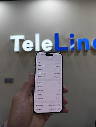apple ipad mini 7: IPhone 15, 128 GB, Yaşıl, Zəmanət, Simsiz şarj, Face ID — 3