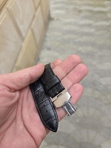 dəri saat kəmərləri: Məhsul: Saat üçün dəri kayış + qatlanan klips - Material: Genuıne — 3