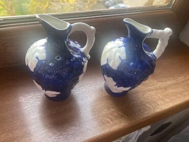 bambuk qablar: Rəng - Göy, Keramika, 2 — 2