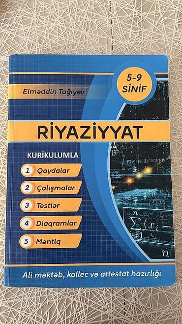 Riyaziyyat – 5–9‑cu siniflər üçün dərs vəsaiti Müəllif: Elməddin — 1