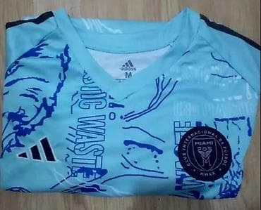 Futbolkalar: Futbolka, Adidas, M, rəng - Mavi — 4