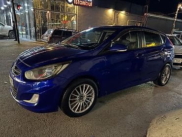 kia optima 2014: Hyundai Accent (hatchback) – mavi rəng - Kuzov: 5 qapılı hatchback - — 2
