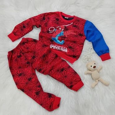 spiderman geyimi: Uşaq dəsti, Uniseks, 3 - 6 ay — 4