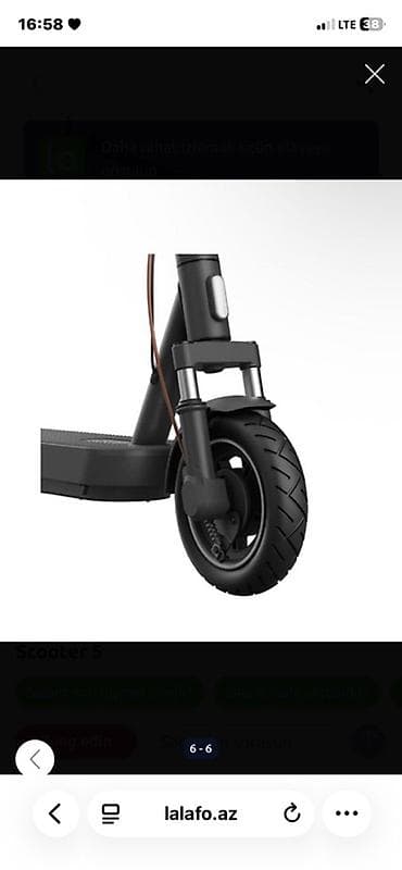 elektro samokat: Xiaomi Electric Scooter 5 – şəhərdaxili sürətli və rahat hərəkət üçün — 5