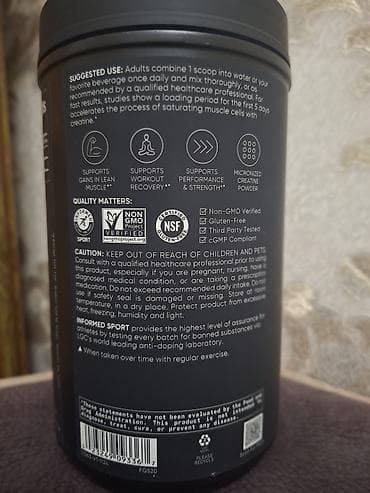 10 cent nece manatdir: Kreatin Çəki: 1001 - 1500 g, Yeni — 2