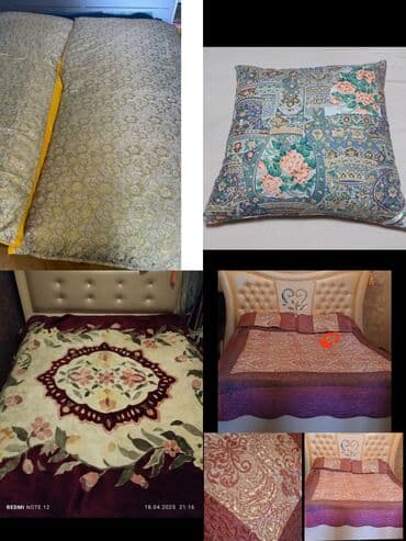 Головные уборы: Məhsul: Yataq dəsti və ev tekstili yastıq tezdir iki.ededi döşək 1 — 1
