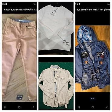 şalvar tulum: Uşaq dəsti, Oğlan üçün, 8 - 9 yaş, Zara Kids — 1