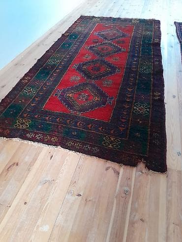 sufre dekoru: Əl toxuması xalça dəsti 80 ilə yaxın yaşı var təmiz əl işidir qiymət — 3