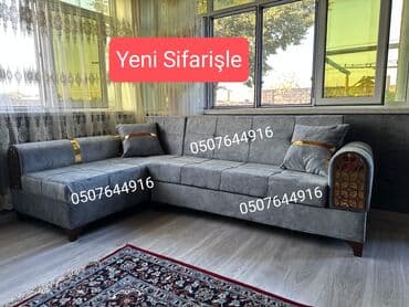 Sifarişlə divanlar: Künc divan, Qonaq otağı üçün, Parça, Bazalı, Açılan, Kitab — 9