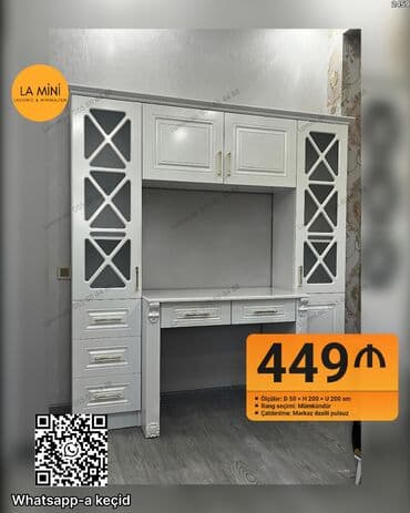 mebel vitrin: Oğlan və qız üçün, Yazı masası — 1