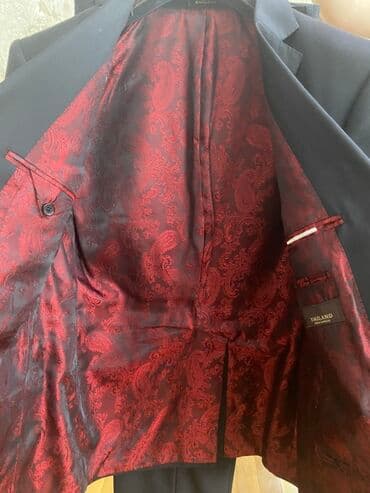 kişi ucun klassik qara kostyum: Kostyum, Demisezon, Emiland, 3XL, rəng - Qara — 1