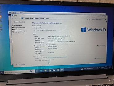 mini notebook computer: Lenovo noutbuk – zərif gümüşü korpus, 15.6" ekran Texniki — 3