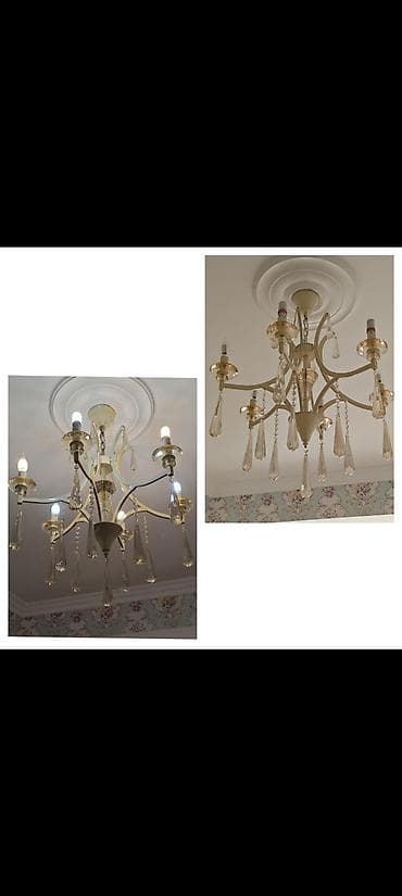 Çılçıraq, 6 lampa, Metal