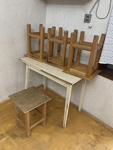 metbex mebili ikinci el: Mətbəx üçün, Açılmayan, Dördbucaq masa — 1