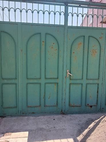 Ev və bağ: İşlənmiş Dəmir Həyət darvazası, Yana açılan, 3 m, Mexaniki, Qapı ilə, rəng - Yaşıl, Kredit yoxdur, Ödənişli quraşdırma, Ünvandan götürmə, Ödənişli çatdırılma, Rayonlara çatdırılma — 4