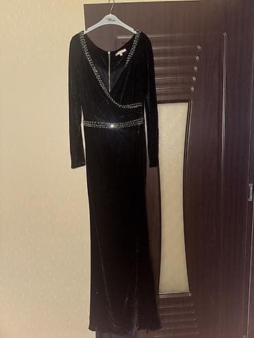 Məhsul: Qadın gecə geyimi Təsvir: - Rəng: Qara - Material: Yumşaq — 1