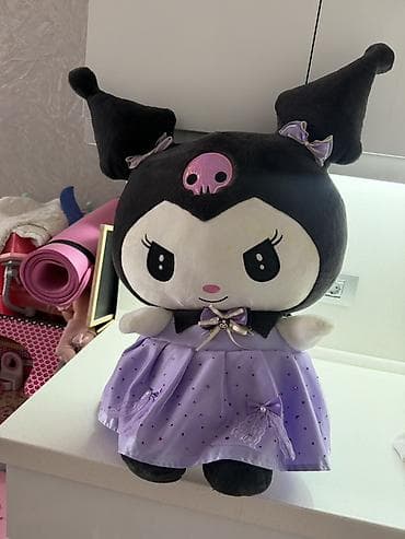 hello kitty oyuncaq: Kuromi temalı böyük plyuş oyuncaq - Şirin Kuromi xarakteri dizaynı – — 1