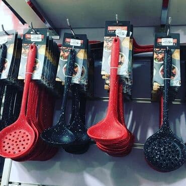 hascevher granit tava: Metbex qaşıqları Material:İçlik qranit,üzlük selekon Yanmaz yapışmaz — 3