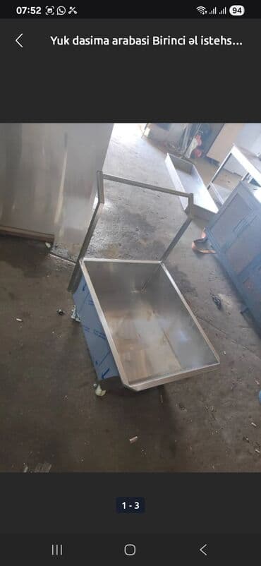 ət çəkən maşinlar: Paslanmayan poladdan hazırlanmış peşəkar mətbəx avadanlıqları: 1) — 1