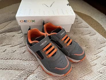 ayaggabı: Geox uşaq idman ayaqqabısı – J CALCO B. A (model J04CLA), rəng: Dark — 2