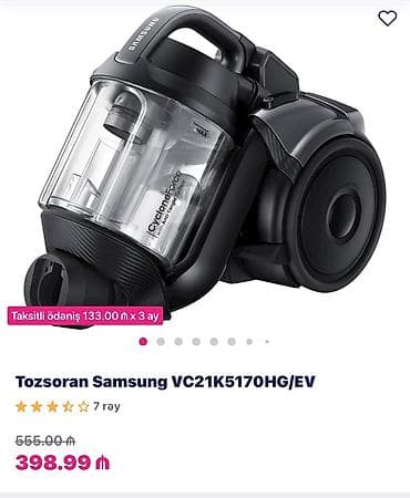 plisdesin: Tozsoran təcili satılır.2100W gücündə original Samsungdur.Samsungun ən — 2
