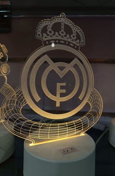 3d rucka: 3D Lampa💫 Qiymət : 22 AZN🤩 🏆Satışda - Qarabağ, Real-Madrid — 3