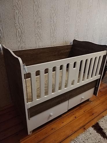 matras ucuz: Oğlan və qız üçün, Dördbucaq, Beşik, Dəstsiz, Matras ilə, Yellənmə mexanizmsiz — 1