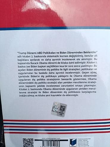 drakula kitabi: Məhsul: Kitab – “Trump Dövrü ABŞ Siyasətləri və Biden Dövründən — 2