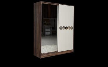 tek matraslar: Kupe, 2 qapılı Düz dolab, Qarderob, paltar dolabı — 4