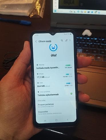 iphone x telefon: Samsung Galaxy A02 S, 32 GB, rəng - Qara, İki sim kartlı — 3
