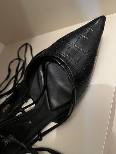 səndəl: Zara, Ölçü: 36, rəng - Qara, Yeni — 4