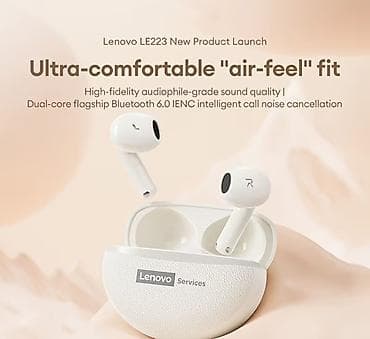 Новый Беспроводные (Bluetooth) Наушники, Lenovo, цвет - Белый at lalafo.az Новый Беспроводные (Bluetooth) Наушники, Lenovo, цвет - Белый