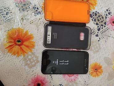 telefon ucuz: Samsung Galaxy A3 2017, 16 GB, rəng - Qara, Barmaq izi — 2