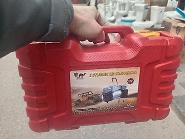 istilik radiator: 2 silindrli 12V hava kompressoru – avtomobil və ofroud üçün portativ — 2