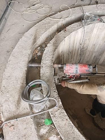 Ремонтные работы: Beton/kərpic kəsimi və deşilməsi xidməti - Beton, asfalt, kərpic və — 6