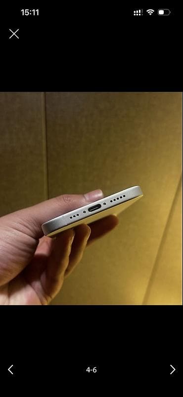 iphone 16e qiyməti: IPhone 16, 128 GB, Ağ, Zəmanət, Simsiz şarj, Face ID — 7