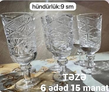 Rümkalar, Xrustal, 6 ədədli dəst lalafo.az -da Rümkalar, Xrustal, 6 ədədli dəst