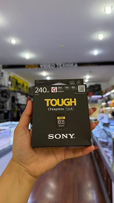 ssd har disk: Sony TOUGH CFexpress Type A yaddaş kartı – 240 GB - Yaddaş tutumu — 1