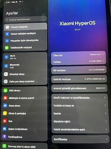 Audio: İşlənmiş Xiaomi Pad 7, 8", 128 GB, Ödənişli çatdırılma — 1
