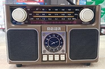 Karaoke: MEIER MD-1306BT portativ radio və musiqi pleyeri - 3 zolaqlı radio — 2