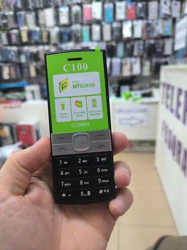 ucuz saz: CORN şirkətindən olan C150 və C101 modelləri düyməli telefonlardır. Bu — 2