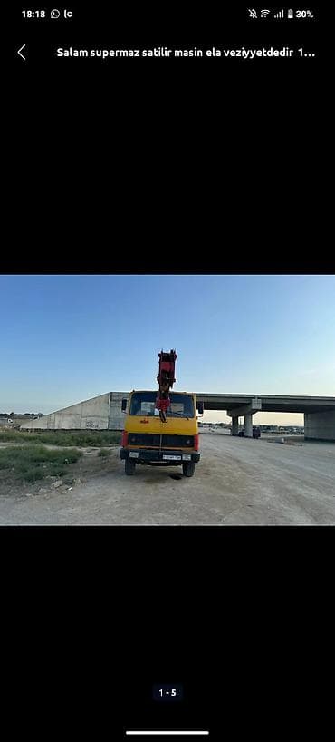 Motonəqliyyat: Kran-maşın (avtokran) - Şassi: yük avtomobili üzərində xüsusi kran — 5