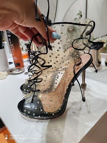 şəffaf ayaqqabilar: Philipp Plein brendinin qadın hündürdaban ayaqqabıları — 2